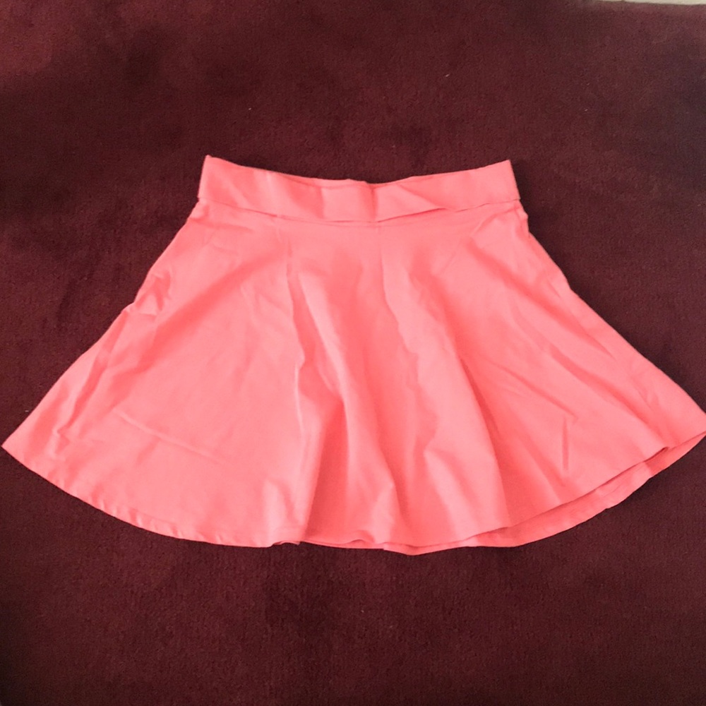 Pink skater skirt